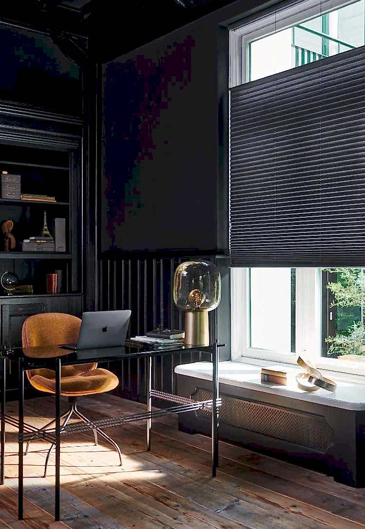 Villaya özel üretim plise perdeler