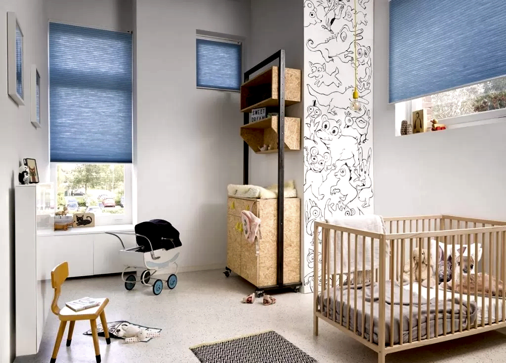 Çocuk Odası İçin Plise Perde – Renkli, Güvenli ve Kolay Kullanım