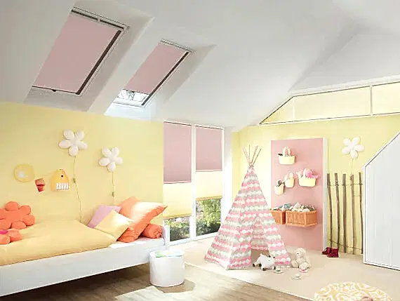 Çocuk Odası İçin Plise Perde – Renkli, Güvenli ve Kolay Kullanım