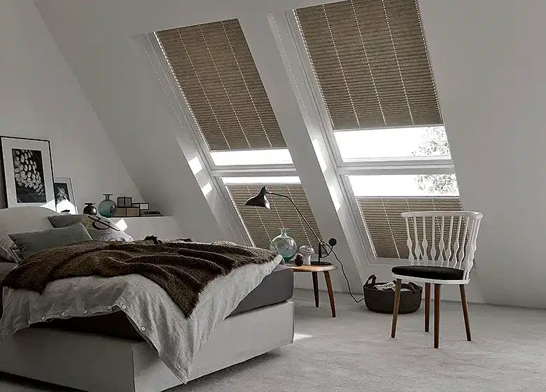 Villaya özel üretim plise perdeler